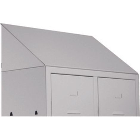 TETTO INCLINATO PER SPOGLIATOIO 2 POSTI 68,5X34 CM- 1,0 pz