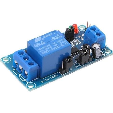 Module de relais temporisé normalement ouvert 12 V CC, contrôleur (1/5)