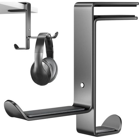 Verstellbare Kopfhörerhalterung mit Kabelorganisator, universeller Headset-Ständer für Bluetooth-Gaming-Headsets (1/5)