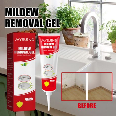 Mold remover, bathroom and kitchen ceiling and wall cleaner, stain remover and anti-mold agent -- 120g (1/5)