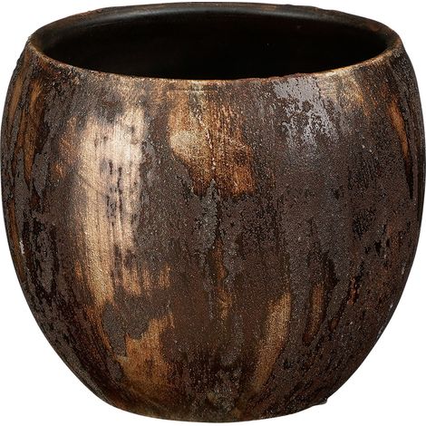 Mica Blumentopf Roel rost Terracotta Ø 17 x 16 cm Topf (1/2)