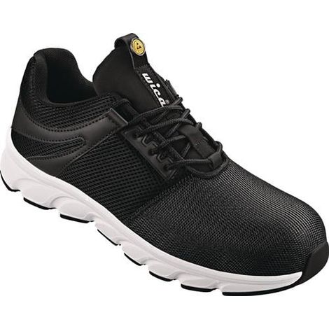 Zapatilla  de seguridad  Lanzo  talla  42  ancho  10,5  negro  S1P  SRA  ESD  EN20345  Textil  WICA (1/5)