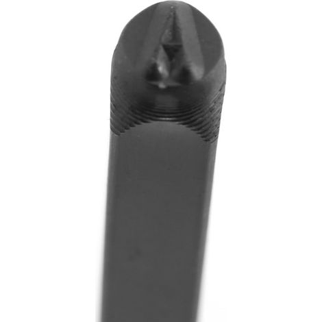4-mm-Bastelbuchstaben-Stempelset, AZ-Stempelset, Werkzeugkasten aus hochkohlenstoffhaltigem Stahl, Metall und Leder (1/5)