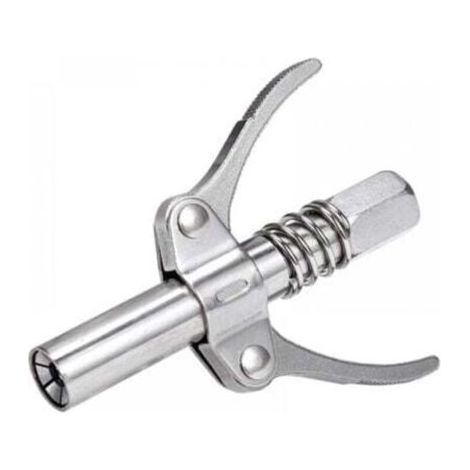 Embout de Graisseur Rapide 1PC 10 000 psi avec Double Poignée et Connexion NPT 1/8" pour Pistolet à Graisse Pneumatique, Manuel ou Électrique (1/4)