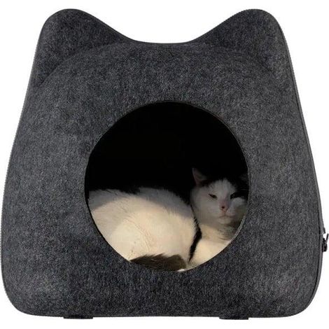 Paw Kattehule Holger cama para gato en fieltro de poliéster