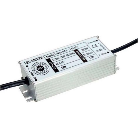 Pilote de LED DC38V/12W/300mA
