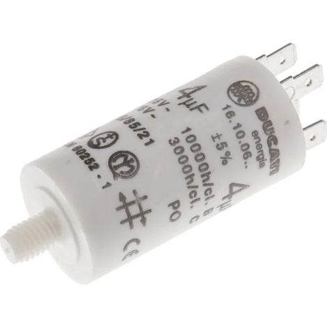 Condensador de trabajo 4 uF. 450V.