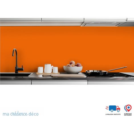 Crédence : Orangé pastel RAL 2003 - Alu composite - 60 - 120 (1/3)