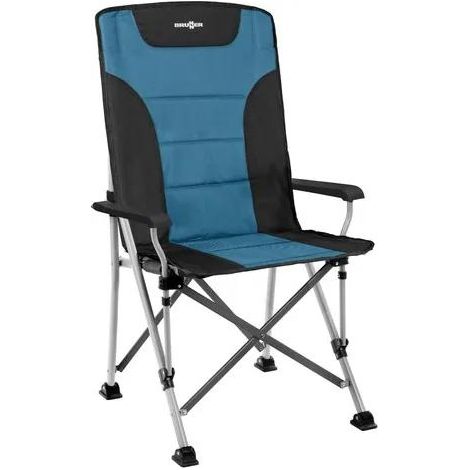 Brunner Raptor Highback Silla de Camping Azul Cómoda