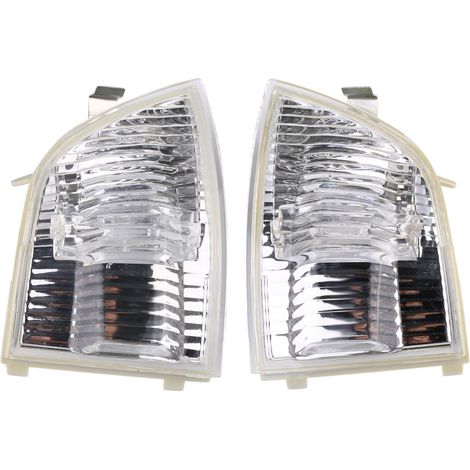 Copertura per specchietto retrovisore con indicatore di direzione, 2 pezzi/set 6m5y 13B381 AA Resistente al calore e antigraffio per auto, ricambio C-Max 2003-2013 (1/5)