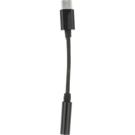 USB-C auf 3,5-mm-Audiokabeladapter für Samsung-Kopfhörer, Schwarz (1/5)