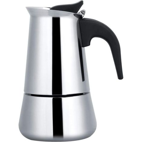 Tragbare Moka-Kaffeemaschine, Espressokanne, für Zuhause und Büro (100 ml) (1/4)