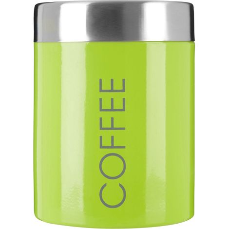 Premier Housewares Lime Green Enamel Coffee Canister (1/3)