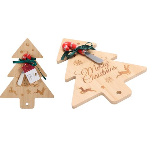 Tagliere in legno a forma di albero 28 x 22 cm PERAGA CHRISTMAS