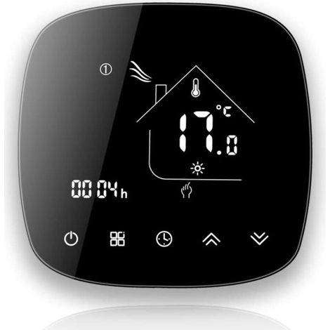 Termostato WiFi Beca BAC-001ALW Fan Coil  Nero (1/3)