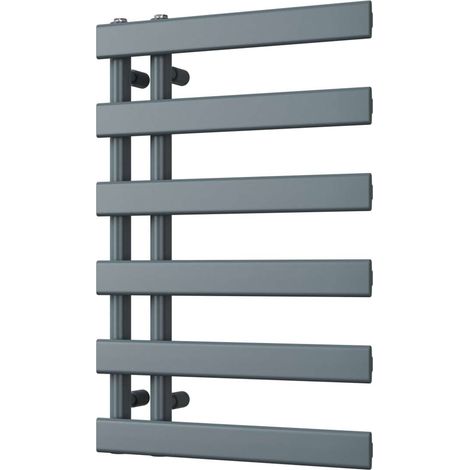 Agar - Anthracite Towel Radiator - H748mm x W500mm (1/3)