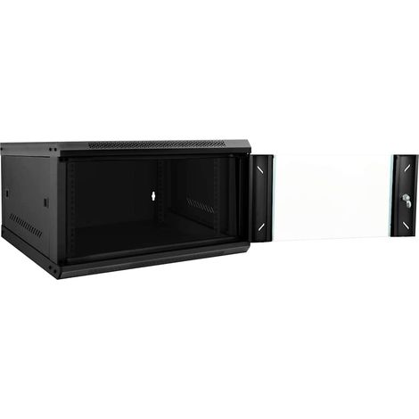 Armoire réseau avec stockage Noir 53 x 60 x 30 cm Acier (1/5)