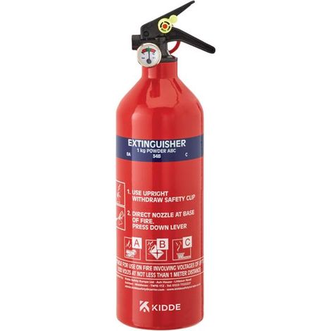 Kidde KPS1FX KPS1FX Multi-purpose Fire Extinguisher 1kg KIDKPS1FX