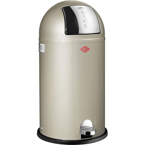 Wesco Mülleimer Kickboy neusilber (1/3)
