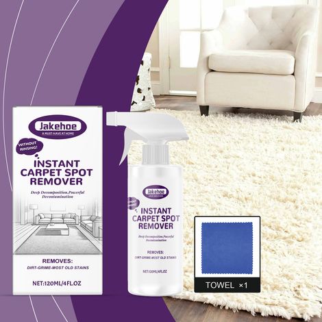 Fabric cleaner, fabric care product, oil stain remover, everyday household cleaner -- 120ml + towel (1/5)