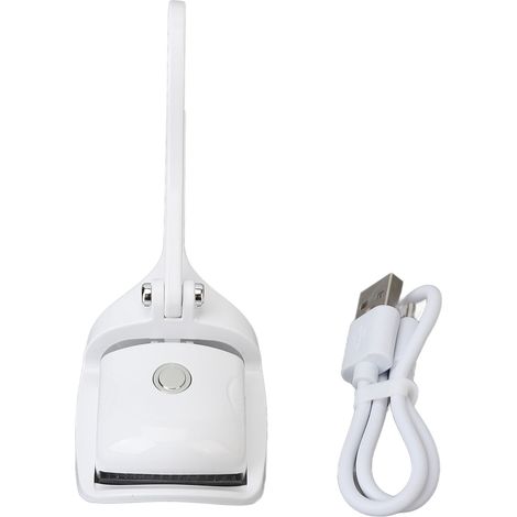 Curler À Cils Électrique Portable - Réglage De Température Sur 3 Niveaux - Rechargeable Par Câble Usb-C - Blanc (1/5)