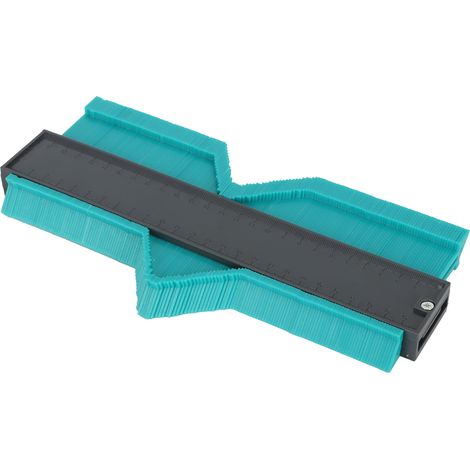 Règle de contour à verrou pour traçage précis d'irrégularités - Accessoire menuiserie 250mm vert (1/5)
