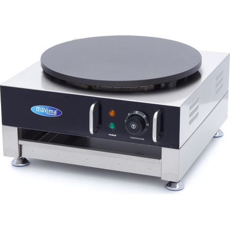 Crêpière professionnelle - 40cm - Fonte - Thermostat réglable - Maxima (1/5)