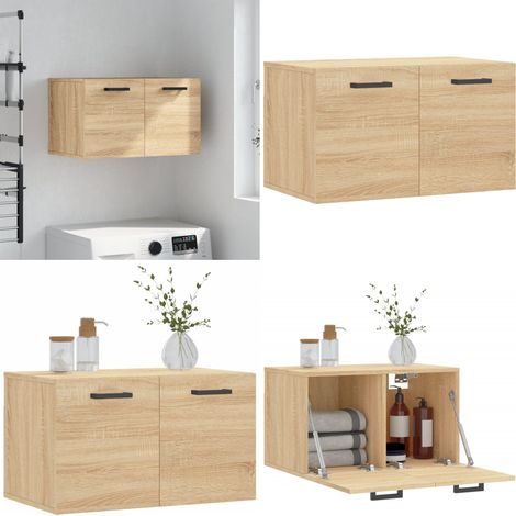 Wandschrank Sonoma-Eiche 60x36,5x35 cm Holzwerkstoff - Holzwerkstoff - Sonoma-Eiche (1/5)