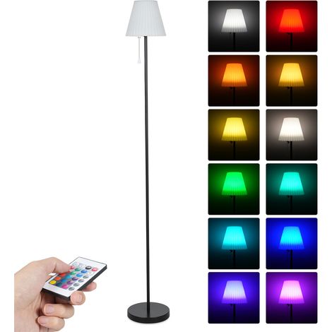 Luminaire Solaire LED Extérieur Étanche IP65 avec Hauteur Réglable, Recharge USB, Contrôle par Télécommande/Cordon/Détec (1/5)