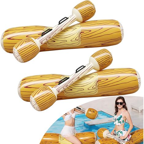 Pool-Float, 4-in-1 aufblasbare Poolmatratze, tragbare aufblasbare Wasserhängematte, aufblasbarer Poolstuhl, manuelles Poolspielzeug für Strandpartys im Urlaub