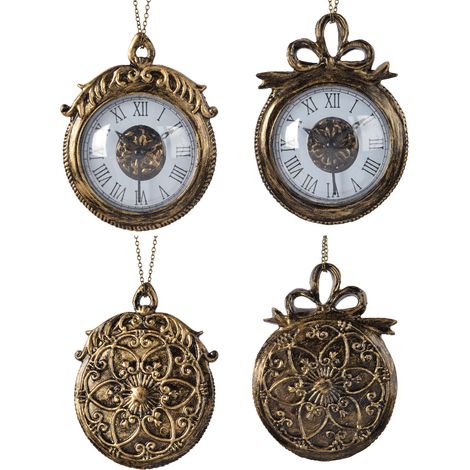 PALLINA OROLOGIO CON GANCIO IN FERRO D'OTTONE