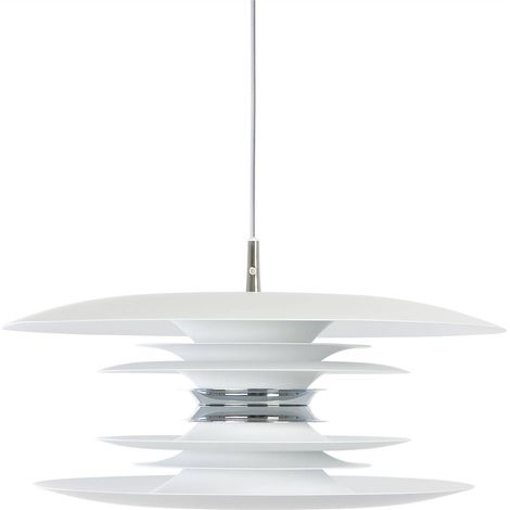Suspension DIABLO en Métal et Blanc mat Diamètre 50 Cm (1/2)