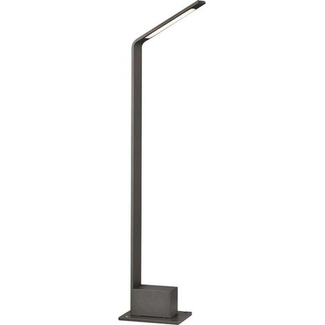 V-TAC VT-896 6W LED Gartenlampe Bodenbefestigung Laterne 80cm Graualuminium IP54 Naturweiß 4000K - SKU 218681 (1/5)