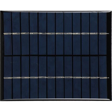 Module de panneau solaire en silicium polycristallin bricolage 2W 12V pour la charge de projet de science de la lumière solaire A (1/4)