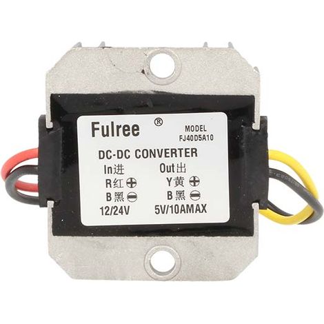 Alimentatore Step Down Convertitore DC-DC 10A Da DC 10-40V a DC 5V (1/3)
