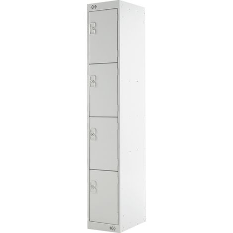 Casier industriel 4 portes porte en Acier, 1 800 mm x 300 mm x 300mm ( Prix pour 1 Kit )