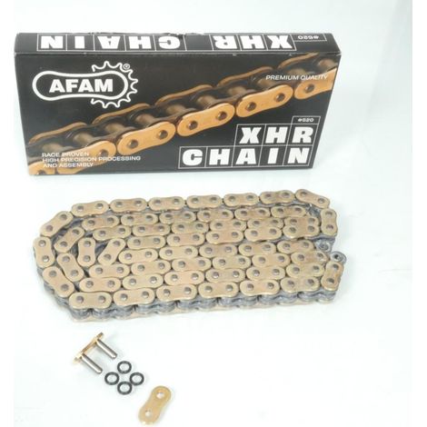Chaîne de transmission Afam pour moto A520XHR2-G 114L Neuf (1/3)