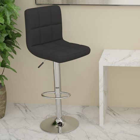 Barhocker Schwarz Stoff
