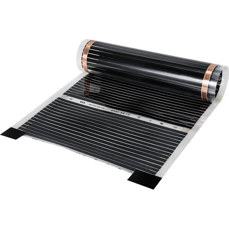 Riscaldamento a pavimento e parete con film riscaldante ad infrarossi: Calore nero. 200cmx50cm. 220W/m² (1/5)