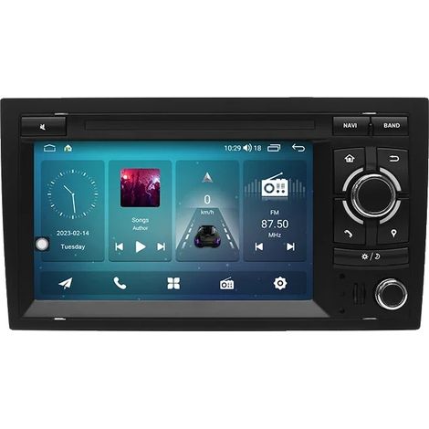 Sistema multimediale per auto, dimensioni del display, compatibilità con smartphone, compatibile con Audi A4-B7-B6-B7-S4-RS4 / SEAT Exeo, telecamera OBD, 8 core, 4-64 GB (1/2)
