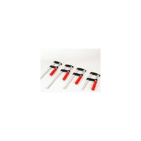 4 Pièces Serre-joints à Barres,Serre-joints à Vis en F,Serre Joint Rapid 2 Pièces 200 x 50 mm et 2 pièces 300 x 80 mm