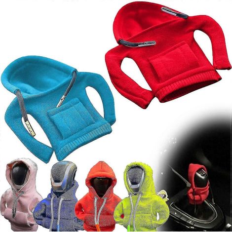 Housse de levier de vitesse à capuche, Sweat à capuche pour levier de vitesse, Sweat à capuche pour levier de vitesse, Sweat à capuche pour levier de vitesse, Sweat à capuche pour levier de vitesse-Bl