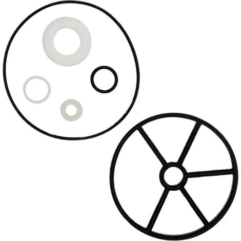 Kit di riparazione per valvole Hayward SP0710 SP0711 SPX0710XD composto da 6 guarnizioni, paraolio multiporta, filtro a sabbia e ragno per pompe da piscina. (1/5)