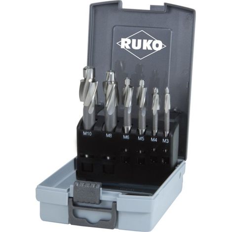 Flachsenkersatz DIN 373 M3-M10 mittel f.DL HSS Blank Z.3 Ku.-Kass.RUKO (1/2)