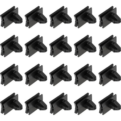 20 Clips de Fixation pour Moulures de Bas de Caisse de Voiture (21 X 14 X 16,8 Mm) Compatibles avec Titan/Versa/Altima Et Sentra. (1/5)