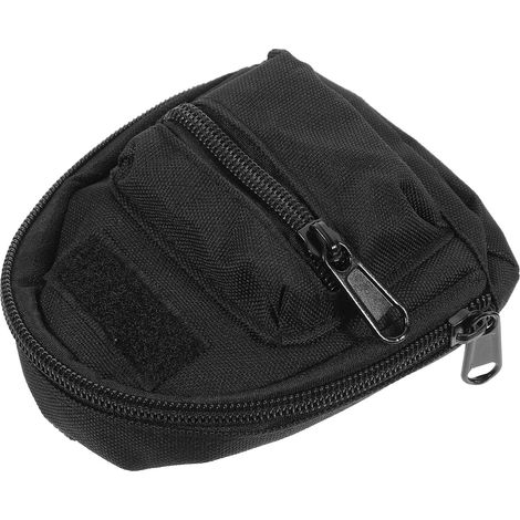 Mini Sacoche Porte-Monnaie pour Porte-clés en Toile Légère et Alliage D'aluminium, Étui Multifonction pour Écouteurs et Pièces, pour Activités Extérieures D' (1/5)