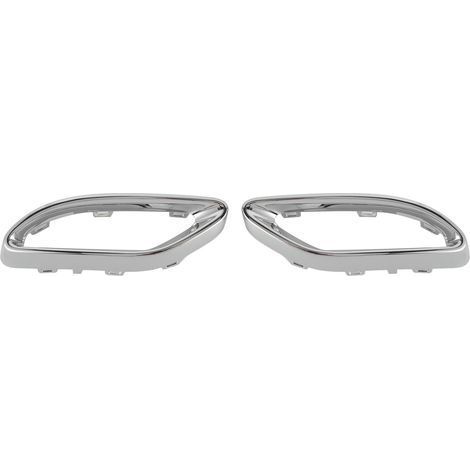 Bright chrome exhaust tip cover, replacement trim for Mercedes-Benz ABCE GLC CLS class W177 W247 W205 W213 X253 C257 (1/5)