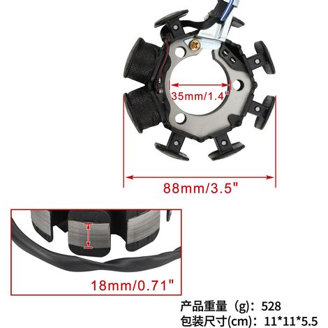 Statorspulen für Motorräder, passend für CRF150F CRF150F 2003-2005 31120-KPT-902 (1/4)