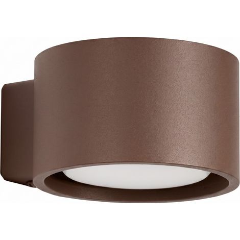 Wandleuchten MODO braun 1xGx53 10cm Aluminium Sollux (1/5)