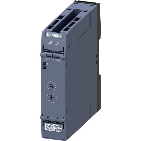 Relais temporisé Siemens 3RP25, 24V c.a. / V c.c., Rail DIN, 2 contacts ( Prix pour 1 )